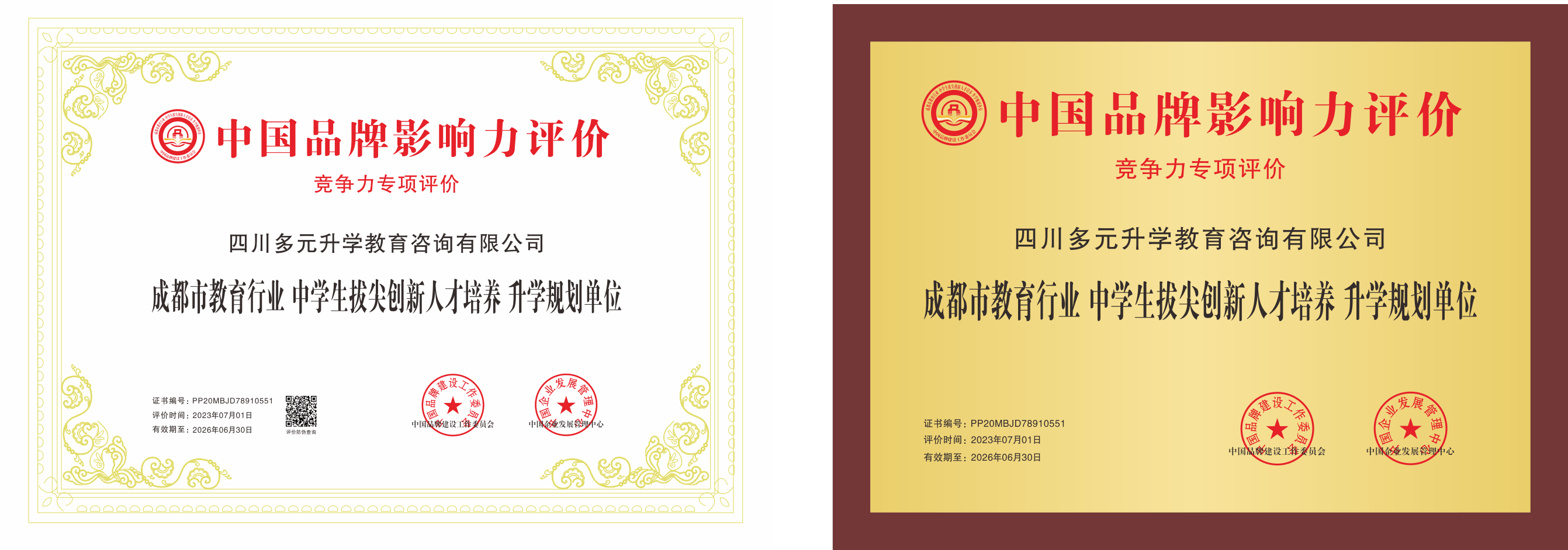 成都市教育行业中学生拔尖创新人才培养升学规划单位证书资料